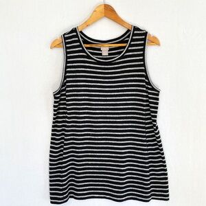 CHICO’S ZENERGY Size 2 US Large Soft Essential Tunic Length Knit Sweater Tank